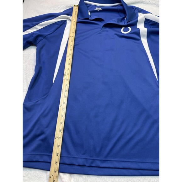 Nike Indianapolis Colts NFL Training Dri‎ Fit Polo Collared  2015 Sz 2XL - Picture 9 of 11